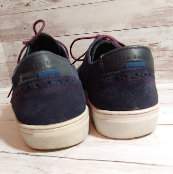 Ted Baker London Duke Snakeskin Suede 